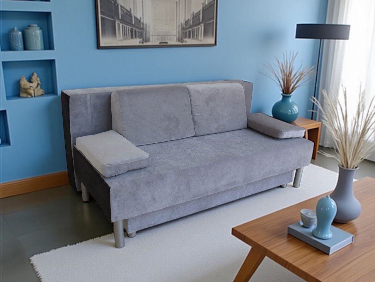 ספת ארוח מעוצבת נפתחת בקלות למיטה זוגית אורטופדית מרופדת מבד פנדה קטיפתי רך ומפנק דגם יוחאי ספת ארוח מעוצבת נפתחת בקלות למיטה זוגית אורטופדית מרופדת מבד פנדה קטיפתי רך ומפנק דגם יוחאי