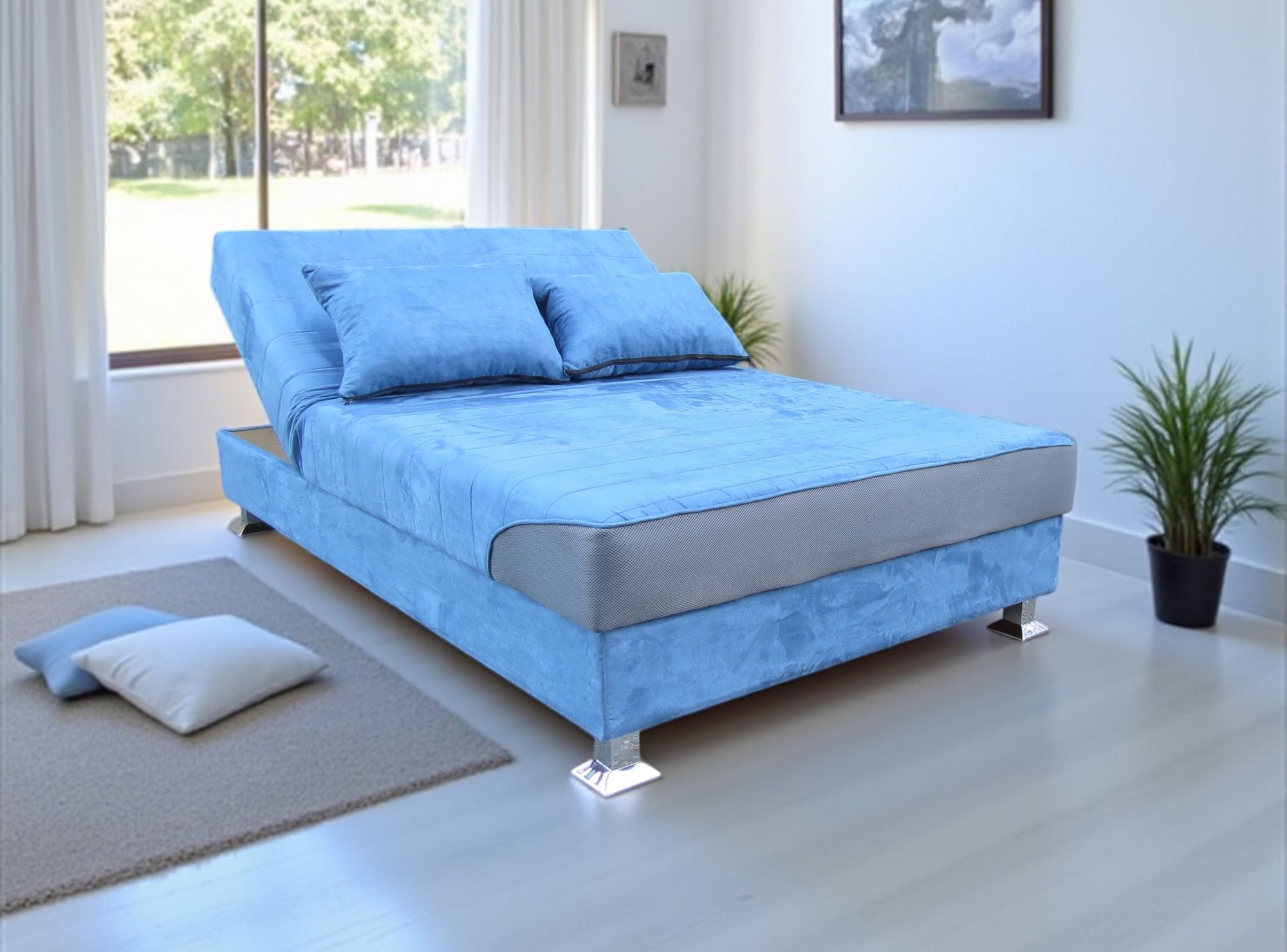 ספת נוער טרנדית וסופר אורטופדית ברוחב מיטה וחצי עם ארגז מצעים ומנגנון הרמה ידני מרופדת בבד פנדה קטיפתי רך ומפנק דגם אביטל + מתנה ספת נוער טרנדית וסופר אורטופדית ברוחב מיטה וחצי עם ארגז מצעים ומנגנון הרמה ידני מרופדת בבד פנדה קטיפתי רך ומפנק דגם אביטל + מתנה