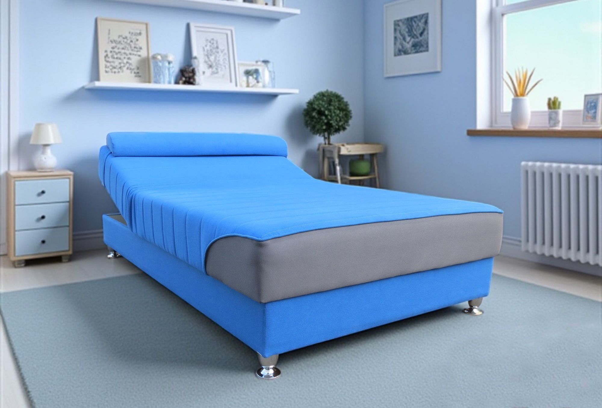 ספת נוער ברוחב וחצי אופנתית ואורטופדית עם מנגנון הרמה ידני מרופדת בבד פנדה דגם אוריאנה + כרית ראש ספת נוער ברוחב וחצי אופנתית ואורטופדית עם מנגנון הרמה ידני מרופדת בבד פנדה דגם אוריאנה + כרית ראש