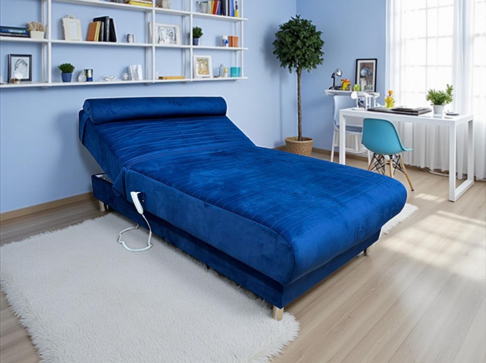 מיטה ברוחב וחצי סופר אורטופדית עם גלגלי סיליקון וראש מתכוונן חשמלי כוללת שכבת ויסקו ומרופדת בבד פנדה קטיפתי רך ומפנק דגם שירלי מיטה ברוחב וחצי סופר אורטופדית עם גלגלי סיליקון וראש מתכוונן חשמלי כוללת שכבת ויסקו ומרופדת בבד פנדה קטיפתי רך ומפנק דגם שירלי